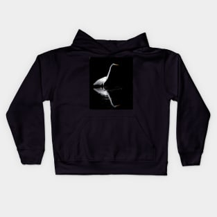 Great White Heron Kids Hoodie